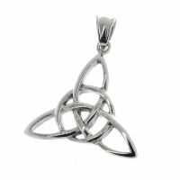 Stainless steel pendant - Triqueta