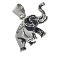 Edelstahlanhänger - Elefant