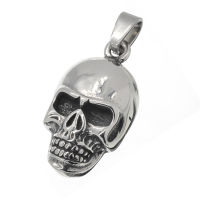 stainless steel pendant skull