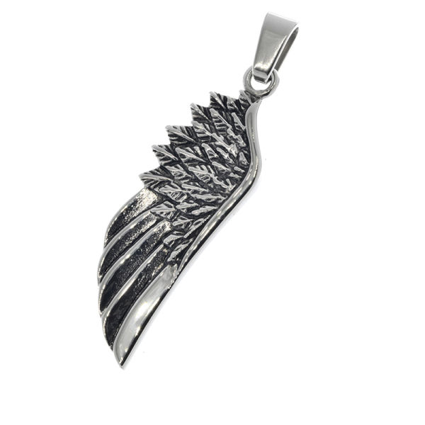 Stainless steel pendant - angel wings "Cemar"