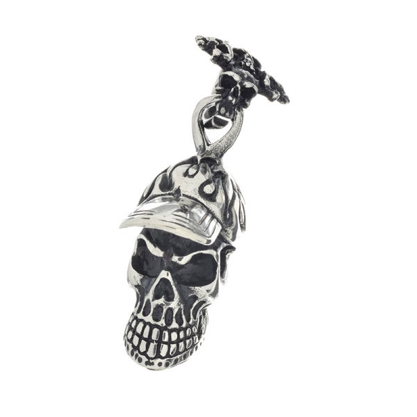 Edelstahlanhänger - Totenkopf
