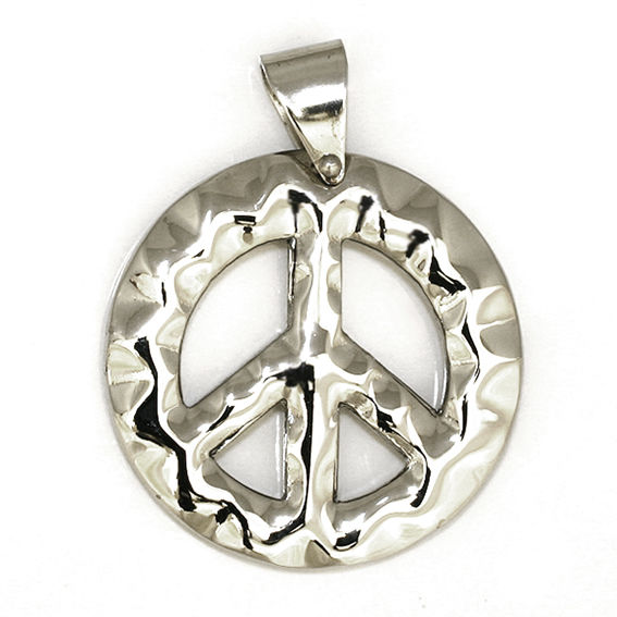 Edelstahlanhänger - Peace