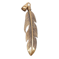 Bronzeanhänger - Feder "Penna"