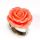 Edelstahlring Acryl-Rose in ROSA
