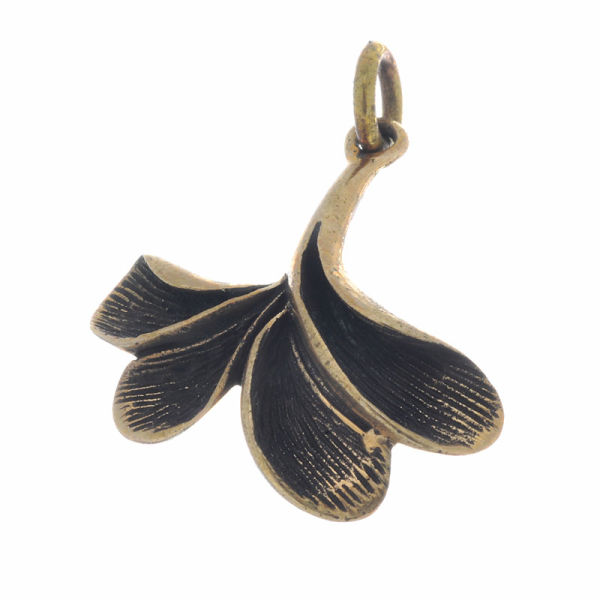 Bronzeanhänger Blatt