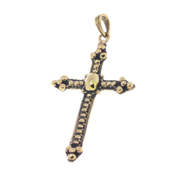 Bronzeanhänger - Kreuz