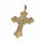 Bronzeanhänger - Kreuz mit Pentagramm