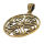Bronzeanhänger- Amulett mit Blumenmuster