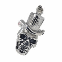 Edelstahlanhänger - Totenkopf