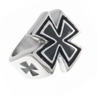 Stainless Steel Ring - Iron Cross