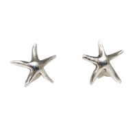 925 Sterling silver stud earrings - starfish