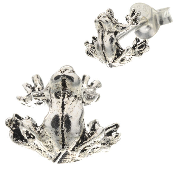 Silberohrstecker - Frosch / Kröte