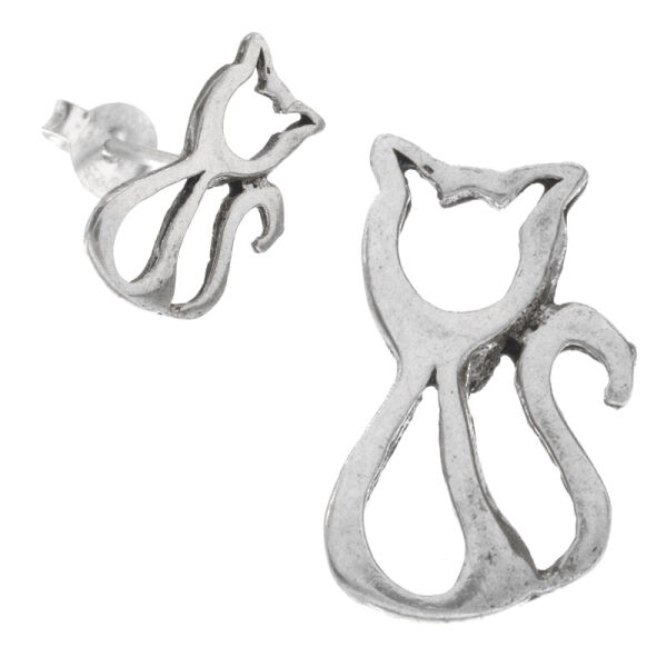 Silberohrstecker - Katze