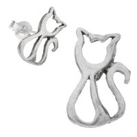 Silberohrstecker - Katze