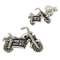 Silberohrstecker - Motorrad