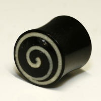 Earplug aus Horn - Spirale 4-10 mm