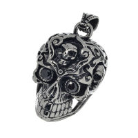 Edelstahlanhänger - Totenkopf