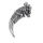 Stainless Steel Pendant - Tooth/Horn with Dragon