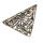 Bronze Brosche - Triquetra Wikinger Tierornamentik