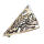Bronze Brosche - Triquetra Wikinger Tierornamentik