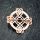 Bronze Brosche - Keltisches Muster