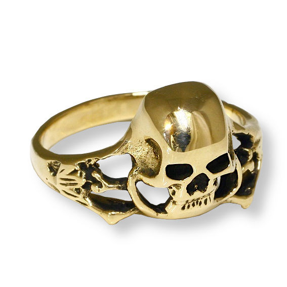Bronze ring - skull