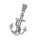 Stainless steel pendant - anchor