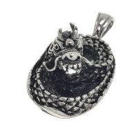 Stainless Steel Pendant - Snake Dragon