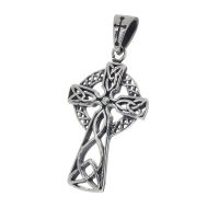 Edelstahlanhänger - Keltenkreuz aus Keltischem Knoten