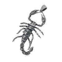 Edelstahlanhänger - Beweglicher Skorpion