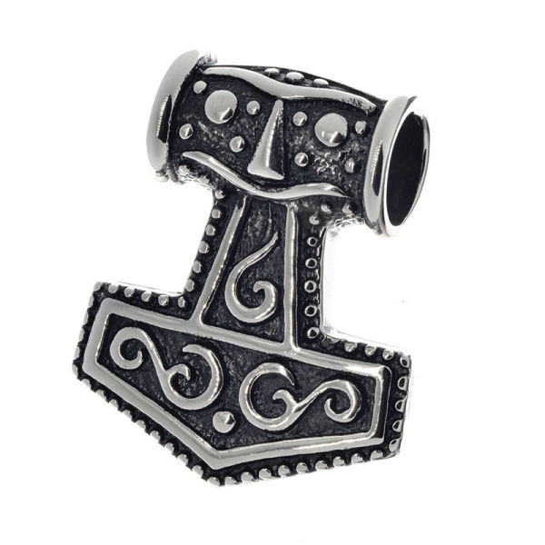 Edelstahlanhänger - Thors Hammer