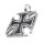Stainless steel pendant - Iron Cross / Templar Cross