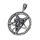 Stainless Steel Pendant – Horned Demon Head in a Pentagram