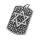 Edelstahlanhänger - Dogtag "Davidstern"