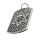 Edelstahlanhänger - Dogtag "Davidstern"