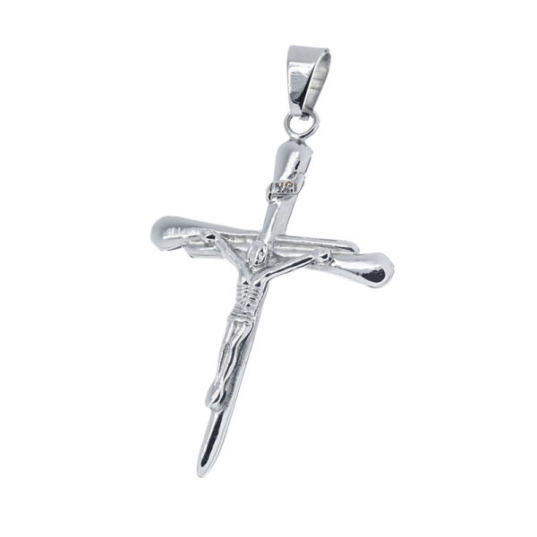 Edelstahlanhänger - Christus am Kreuz "Kruzifix"