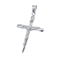 Stainless Steel Pendant – Fine Crucifix with Christ...