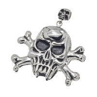 Edelstahlanhänger - Totenkopf