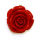 Edelstahlanhänger - Rote Rose
