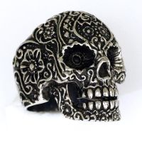 Stainless steel ring - skull - different colors