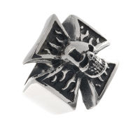 Totenkopf - Eisernes Kreuz - poliert
