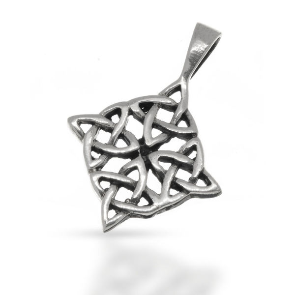 925 Sterling Silberanhänger - Keltischer Knoten