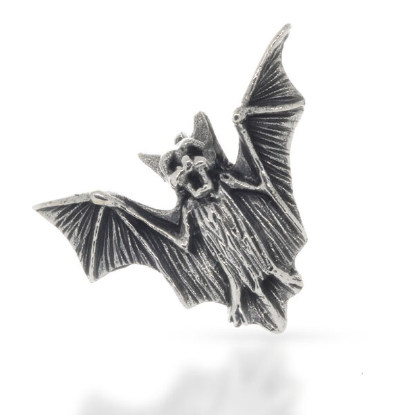 Guardian of the Shadows Bat Pendant in 925 Sterling Silver