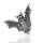 Guardian of the Shadows Bat Pendant in 925 Sterling Silver