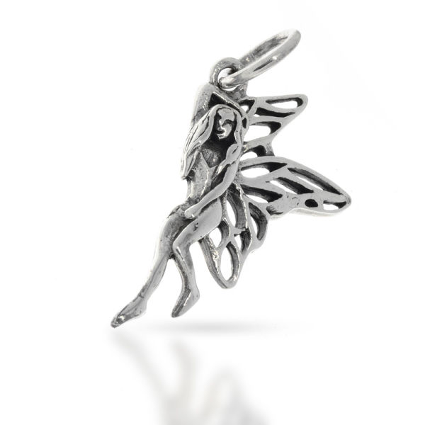 925 Sterling Silberanhänger - Elfe "Felizitas"