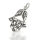 925 Sterling Silberanhänger - Hand der Fatima "Defne"
