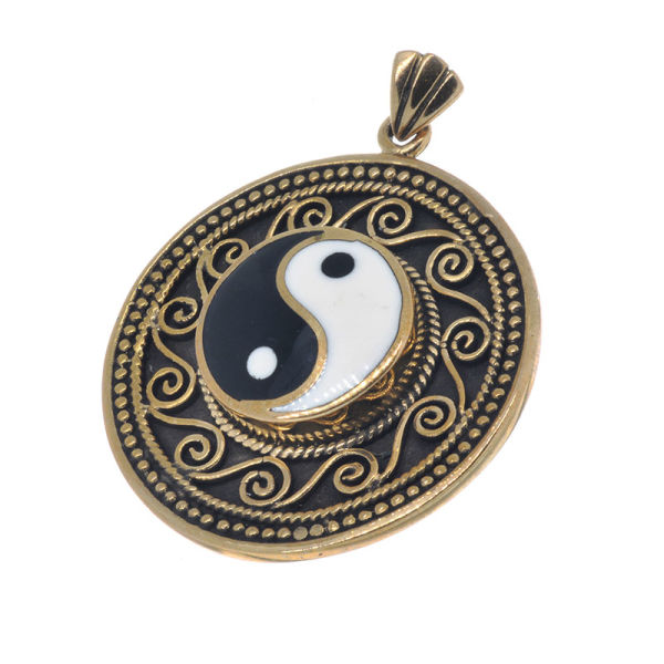 Bronzeanhänger Yin und Yang