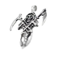 Stainless Steel Pendant - Grim Reaper
