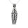 Stainless Steel Pendant - Coffin with skeleton