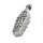 Stainless Steel Pendant - Coffin with skeleton